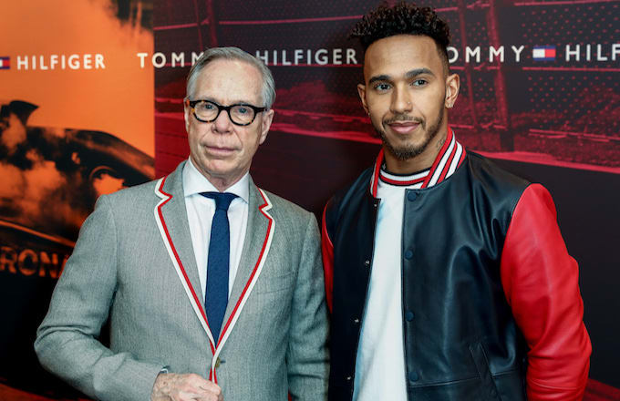 Tommy Hilfiger e Lewis Hamilton
