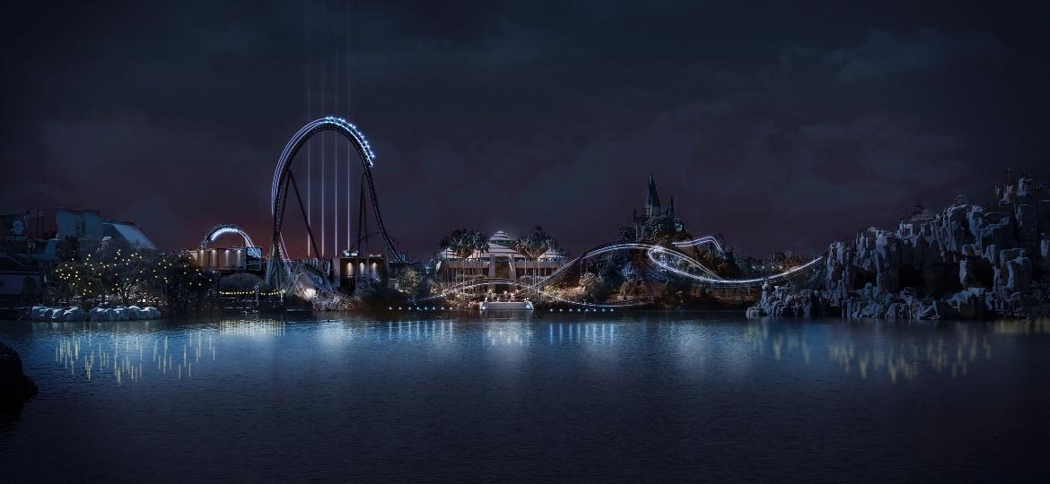 Universal Orlando anuncia montanha-russa que chega a 112 km/h em espiral 