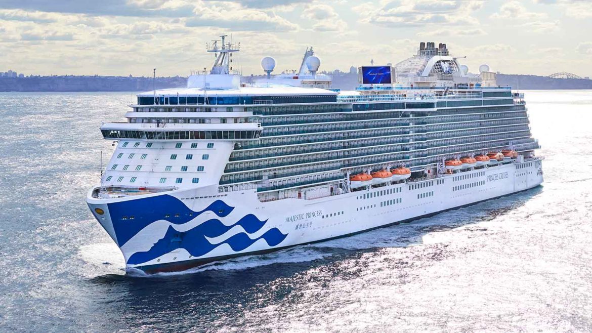 Princess Cruises adia para maio retomada de cruzeiros