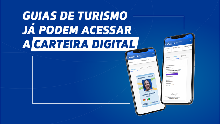 Guias de turismo já podem acessar a nova funcionalidade da carteira digital