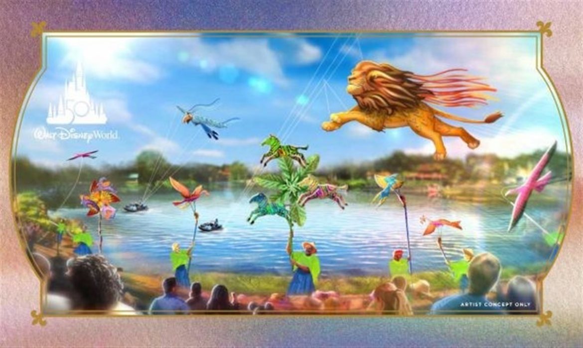 Disney World terá show especial de pipas para celebração dos 50 anos
