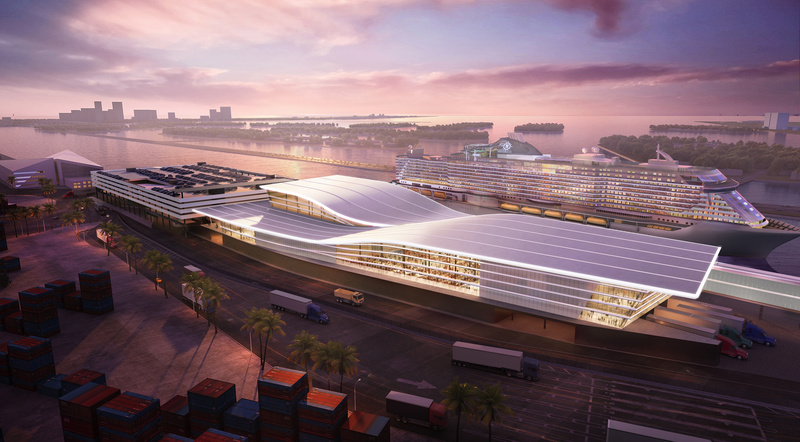 Divisão de Cruzeiros do Grupo MSC dá início, em Miami, à construção do maior terminal de cruzeiros da América do Norte