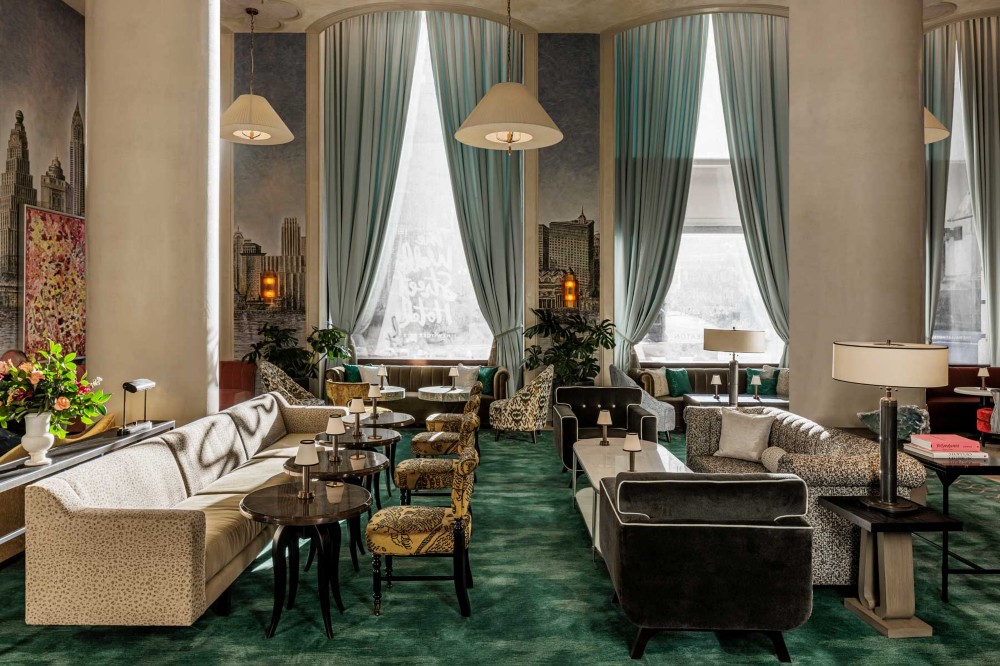Novo Wall Street Hotel impressiona com design elegante para um bairro tranquilo