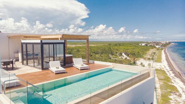 Um hotel boutique à beira-mar em Puerto Morelos