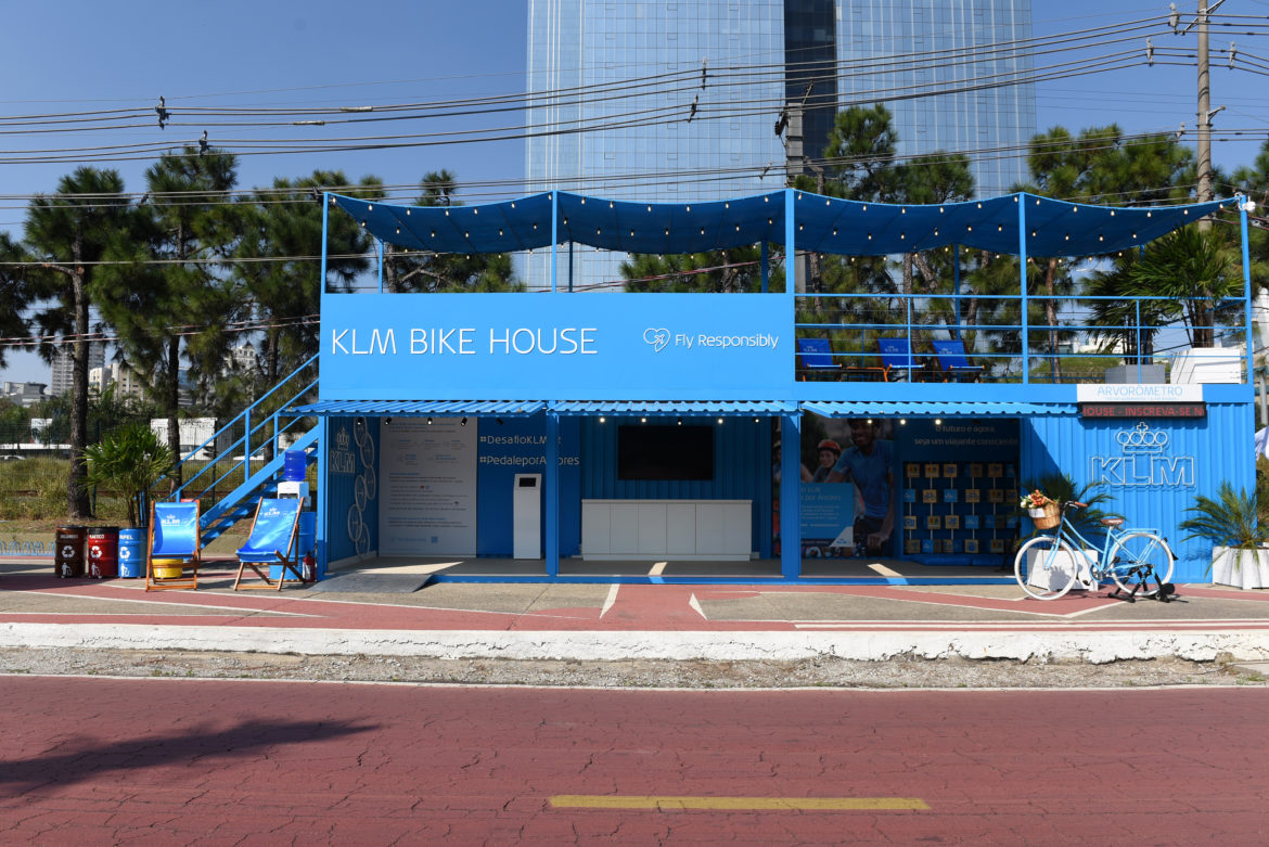 KLM lança desafio de ciclismo para contribuir com o plantio de árvores na Amazônia