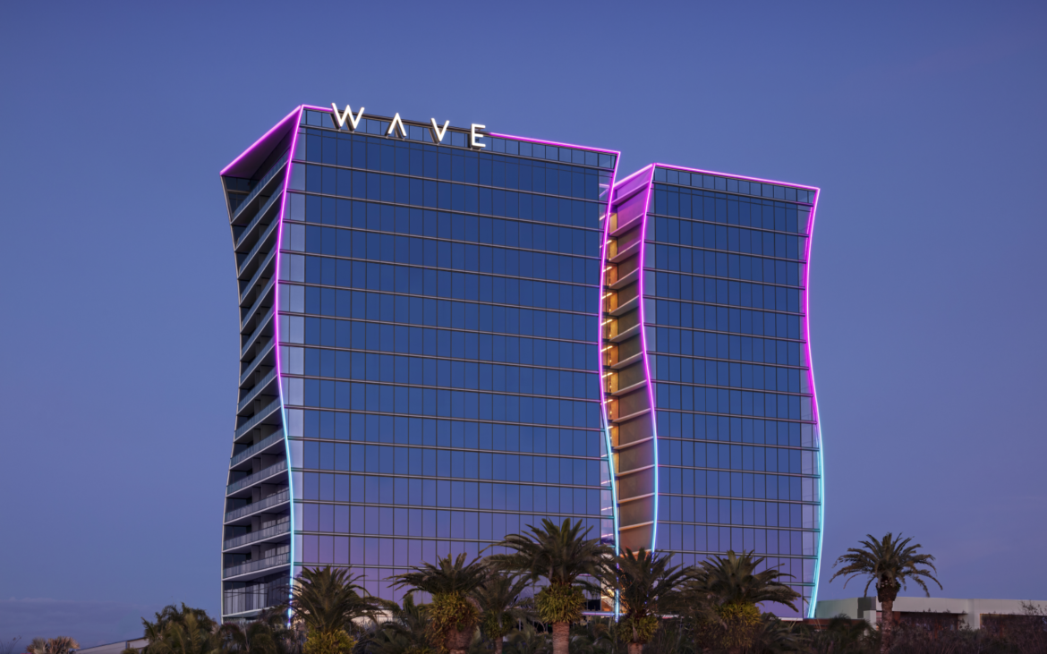 Uma hospedagem luxuosa no Lake Nona Wave Hotel