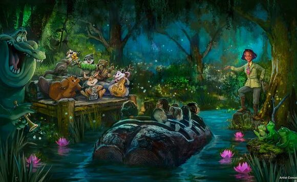 Disney anuncia data de encerramento da Splash Mountain e revela detalhes da nova aventura de Tiana em Bayou