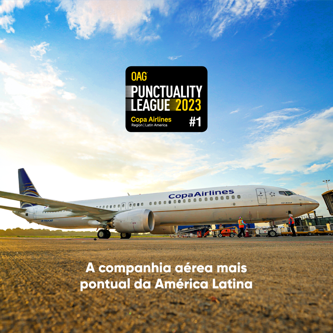 Copa Airlines é eleita companhia aérea mais pontual da América Latina